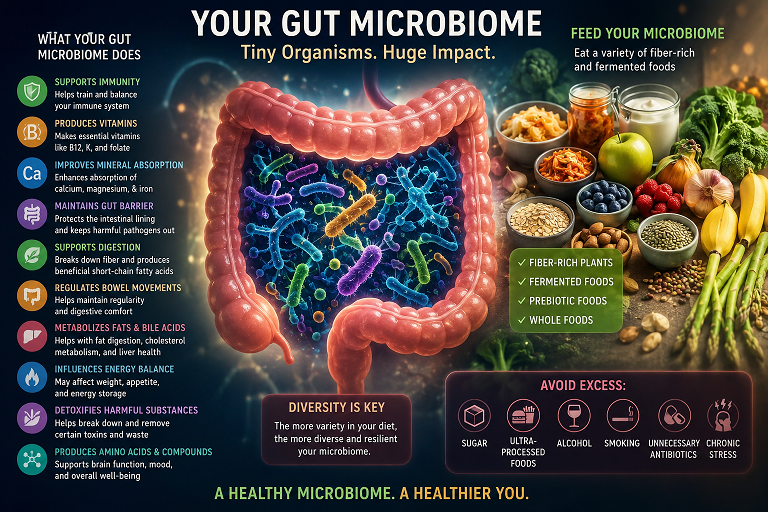 The Hidden Organ Inside You: How Your Gut Bacteria Influence Immunity, Digestion, and More